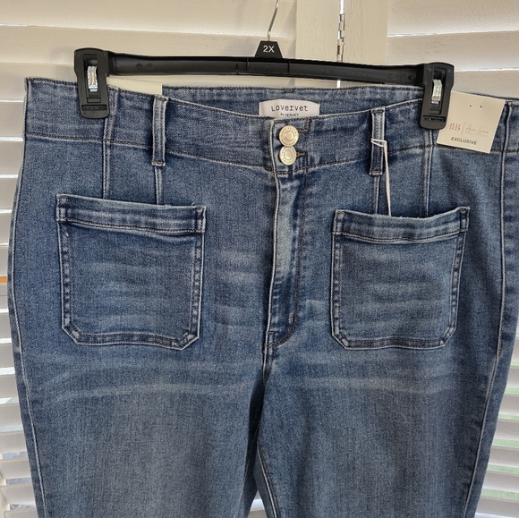 Vervet 'Lovervet' Women's High Rise Jeans Size 20W Ava Lane Boutique Exclusive - Picture 4 of 11